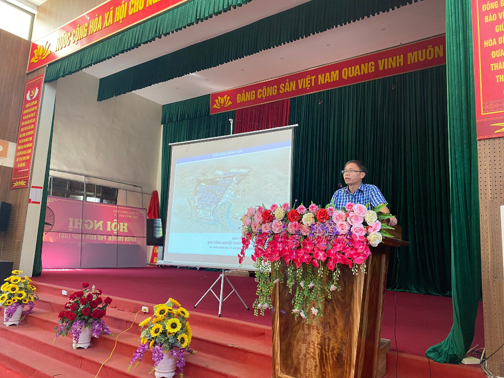 Tổ chức công bố quy hoạch phân khu xây dựng Khu công nghiệp Châu Minh-Bắc Lý-Hương Lâm, huyện Hiệp Hòa